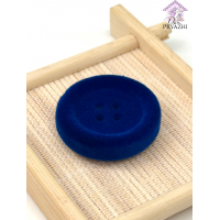 Пуговицы Дом пряжи Велюр 28 мм плоская 1 шт