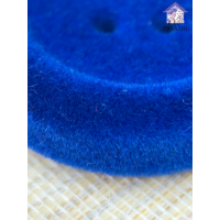 Пуговицы Дом пряжи Велюр 28 мм плоская 1 шт