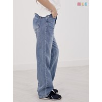 Джинсы прямые MUA Женские хлопковые джинсы Giona голубой 46