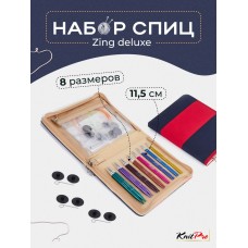 Набор спиц для вязания Zing Deluxe Knit Pro 